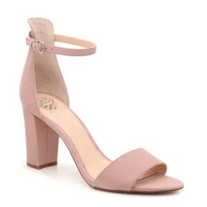Vince Camuto Nude Block Heels
